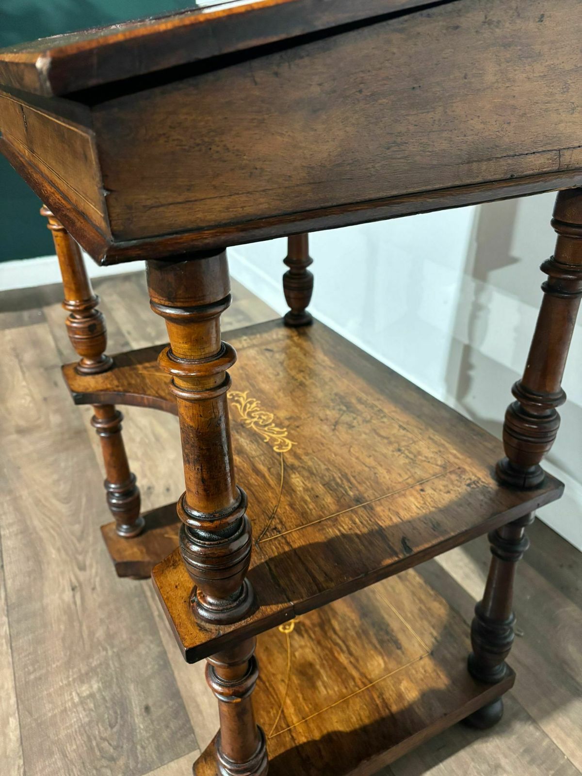 Victorian Inlaid Walnut Davenport Style Desk photo buy