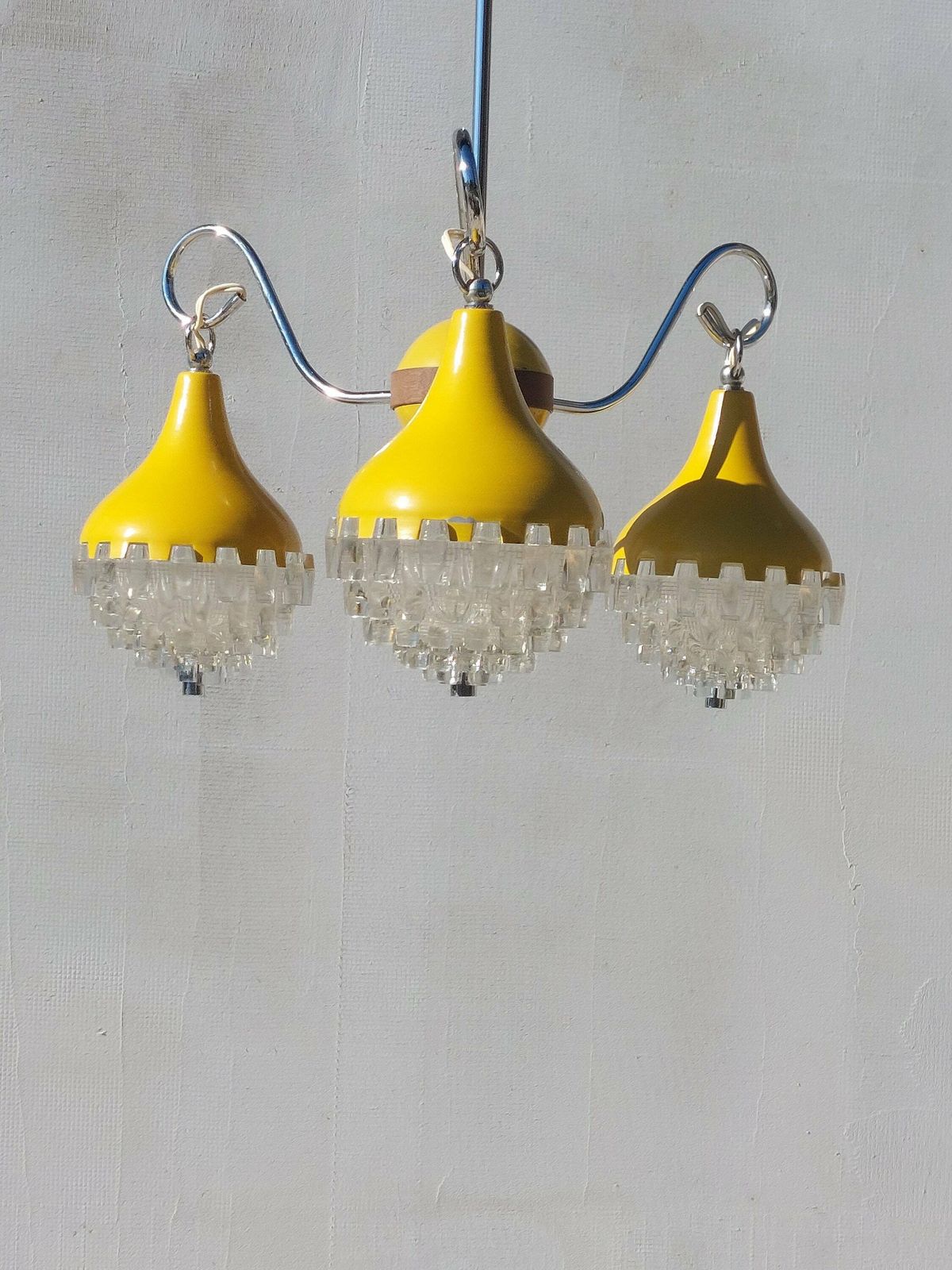 Retro Pendant Lamp /Retro Ceiling Light/Space Age Pendant Lamp/Space Age Chandelier/Mcm Pendant Lamp/Vintage Chandelier/Pineapple Shape/70's photo 399.0