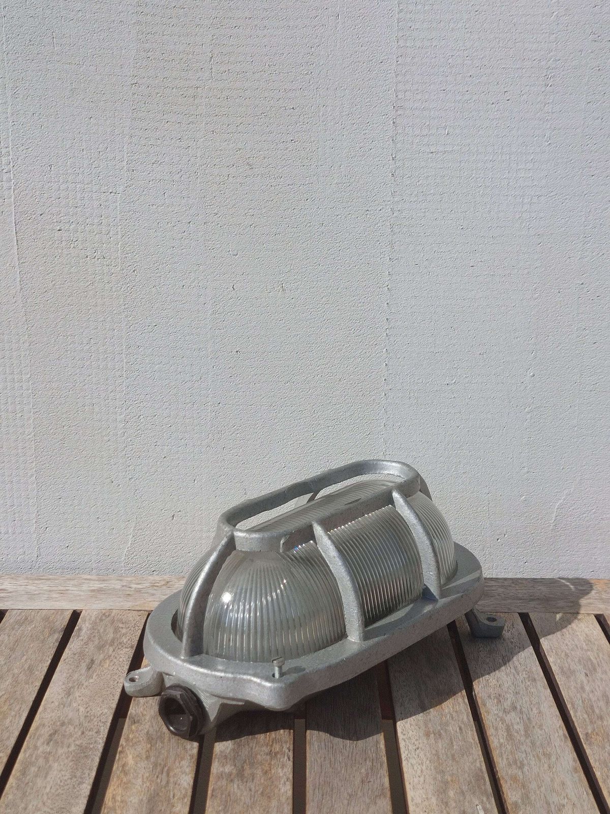 Vintage Industrial Wall Lamp /''Ship's Lamp'' /Vintage Industrial Lighting / Mid Century Industrial Lamp / Outdoor Light / Industrial / 60's photo for sale