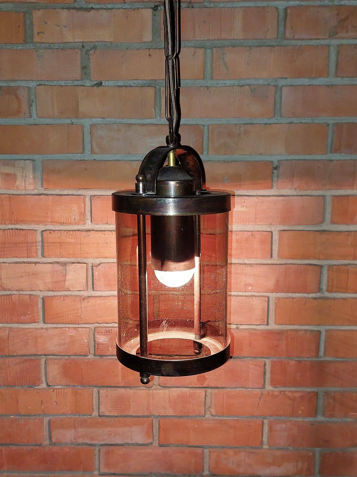 photo for sale Vintage Chandelier/Elegant Vintage Chandelier/Mcm Chandelier/Mcm Pendant Lamp/Vintage Pendant Lamp/Mcm Pendant Lamp/Copper Smoked Glass/70's