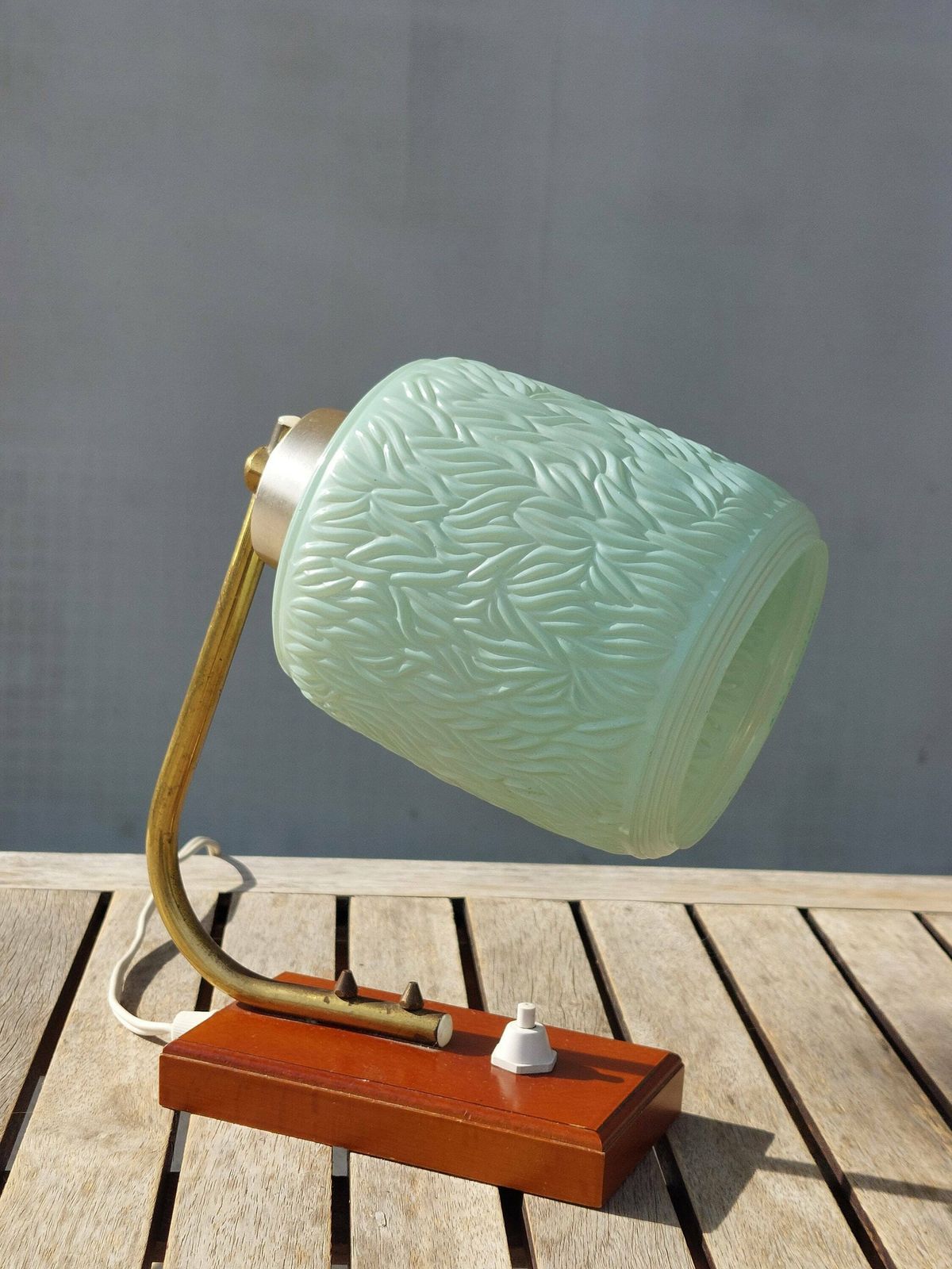 Vintage Bedside Lamp / Vintage Night Light / Vintage Nightstand Lamp / Mcm Bedside Lamp / Mcm Desk Lamp / Mcm Night Light / Yugoslavia /70's photo furniture