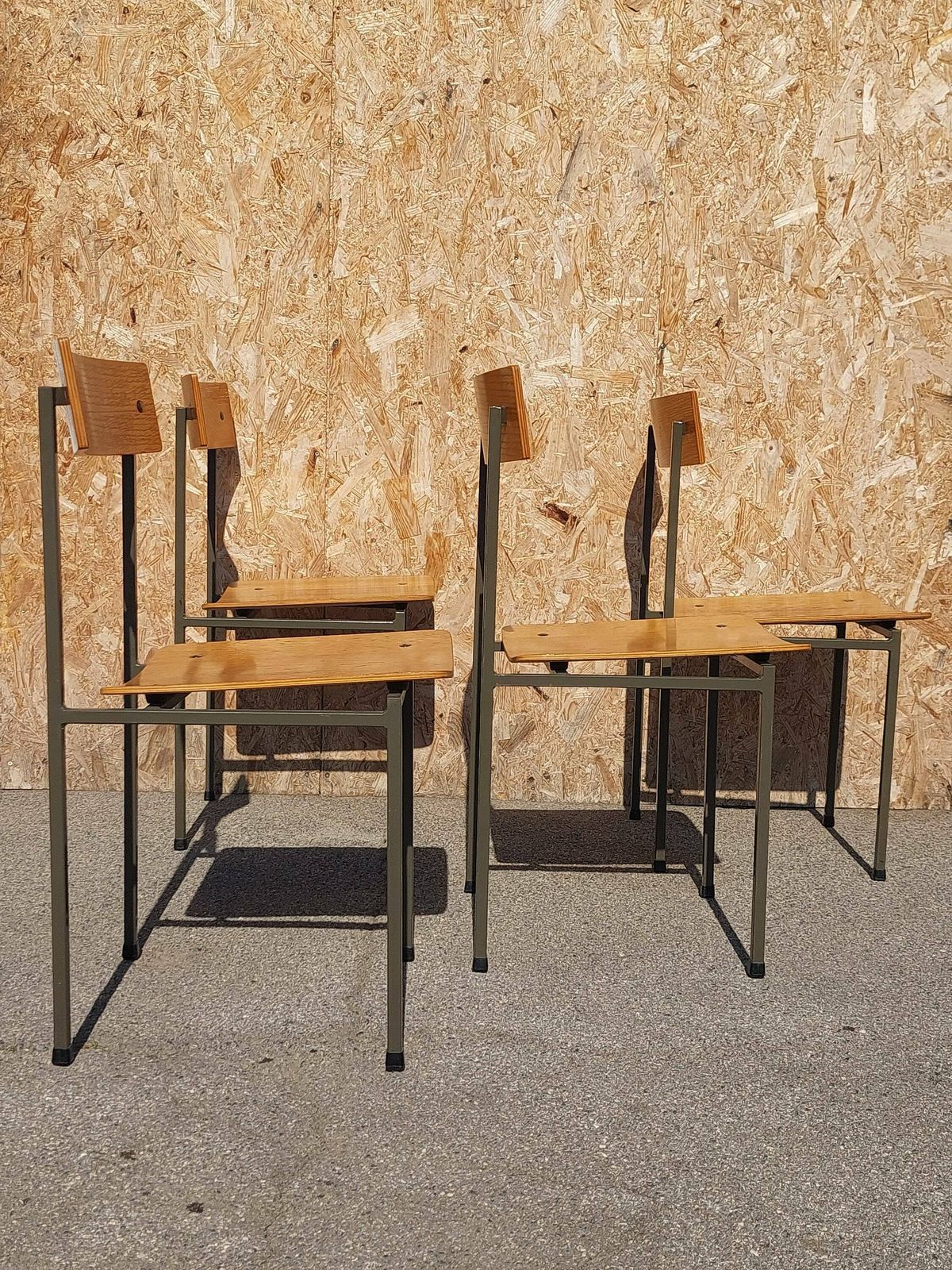 1 Of 4 Vintage Industrial Wooden Chairs/Stol Kamnik/Designer Chair/Vintage School Chair/Office Chair/Industrial Chair/ Bisto Chair/ 1970's photo buy