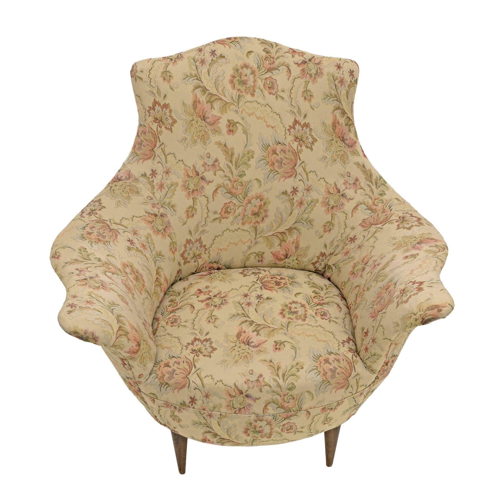 photo furniture Pair Of Manta Mid Century Modern Italian Armchairs, 1950s