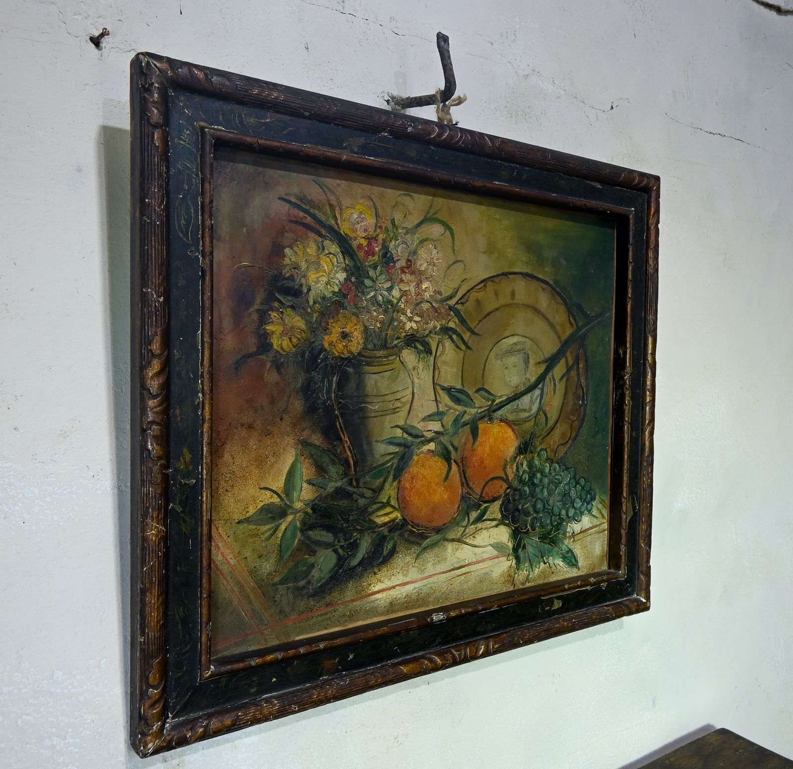 A 19th Century Oil On Canvas Painting Marc Sterling photo vintage