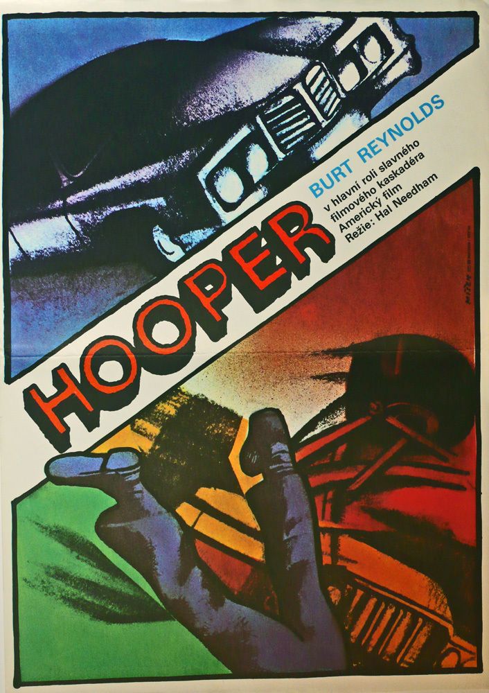 Hooper, Original Czech Movie Poster, 1978