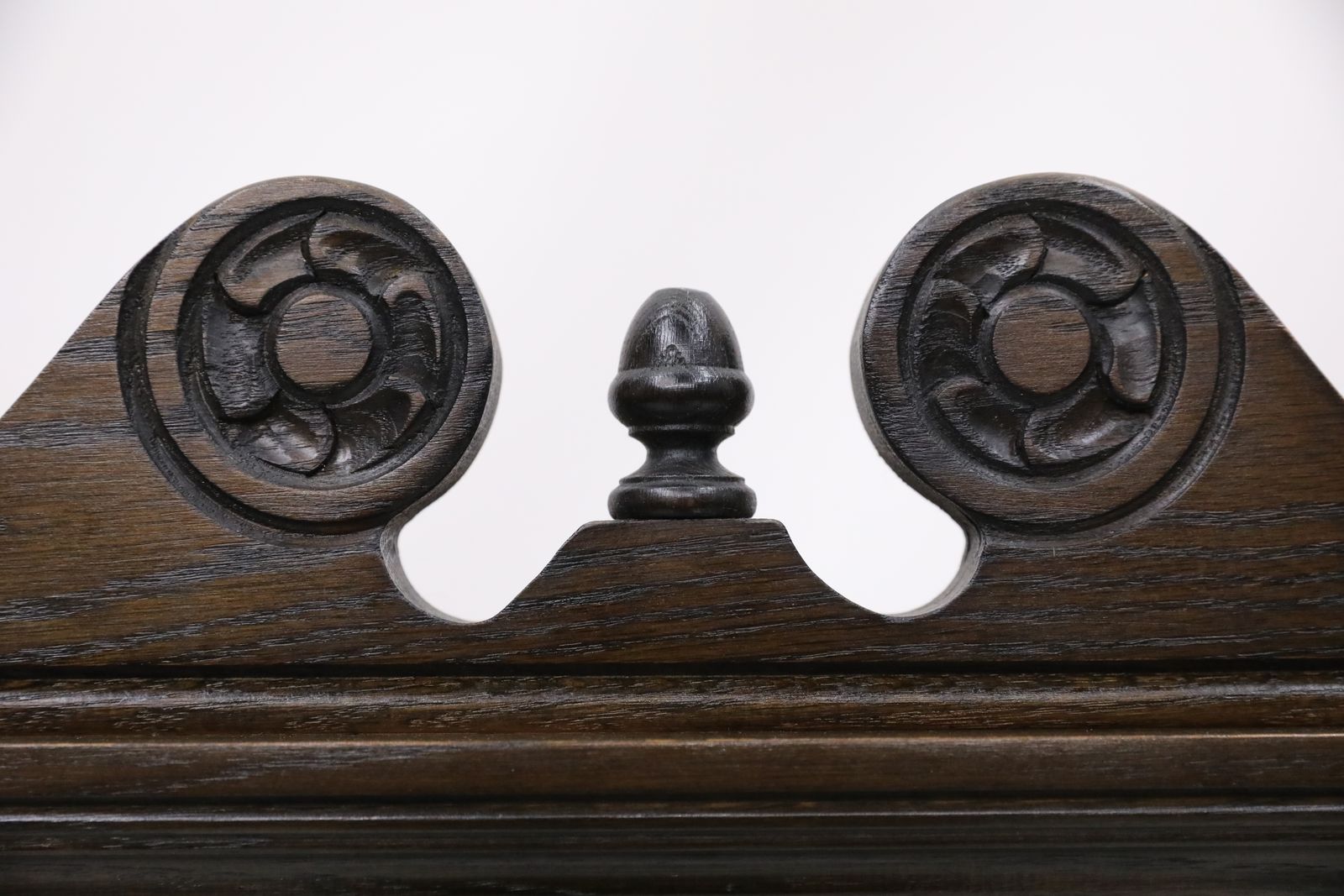 photo for sale Old Charm Oak Hanging Corner Display Cabinet In Jacobean Brown Free Uk Delivery