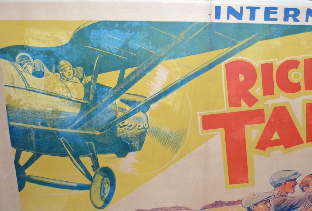 Fighting Pilot, “Diavolo”, Original French Movie Poster, 1935 photo buy