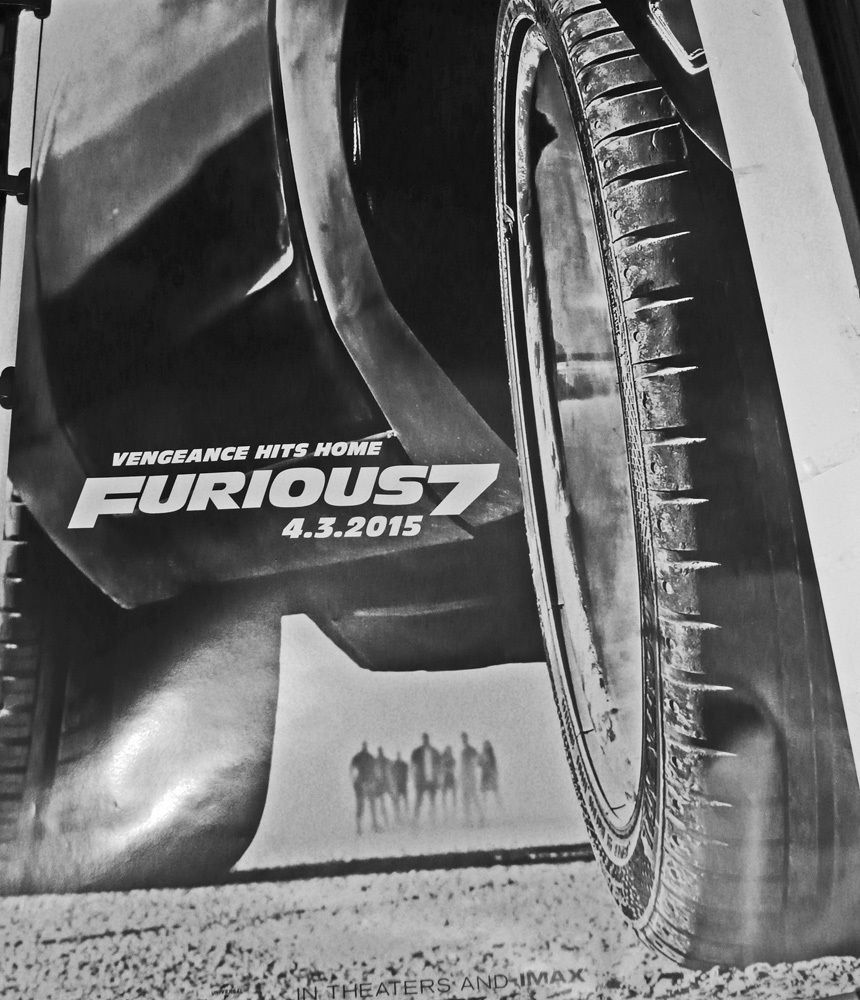 Fast & Furious 7, Original Us Movie Poster