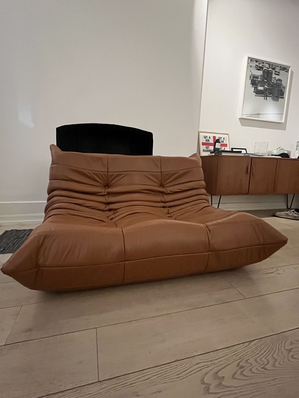 Ligne Roset Togo   New Leather Upholstery photo for sale