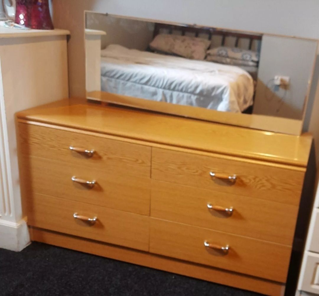 Mid Century Six Drawer Mid Century Sideboard