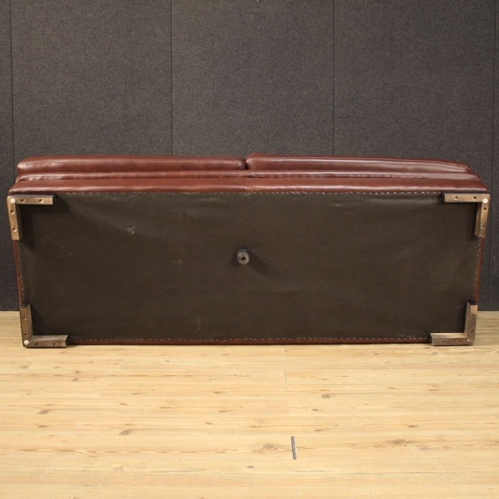 photo for sale Large Leather Sofa From The 80s