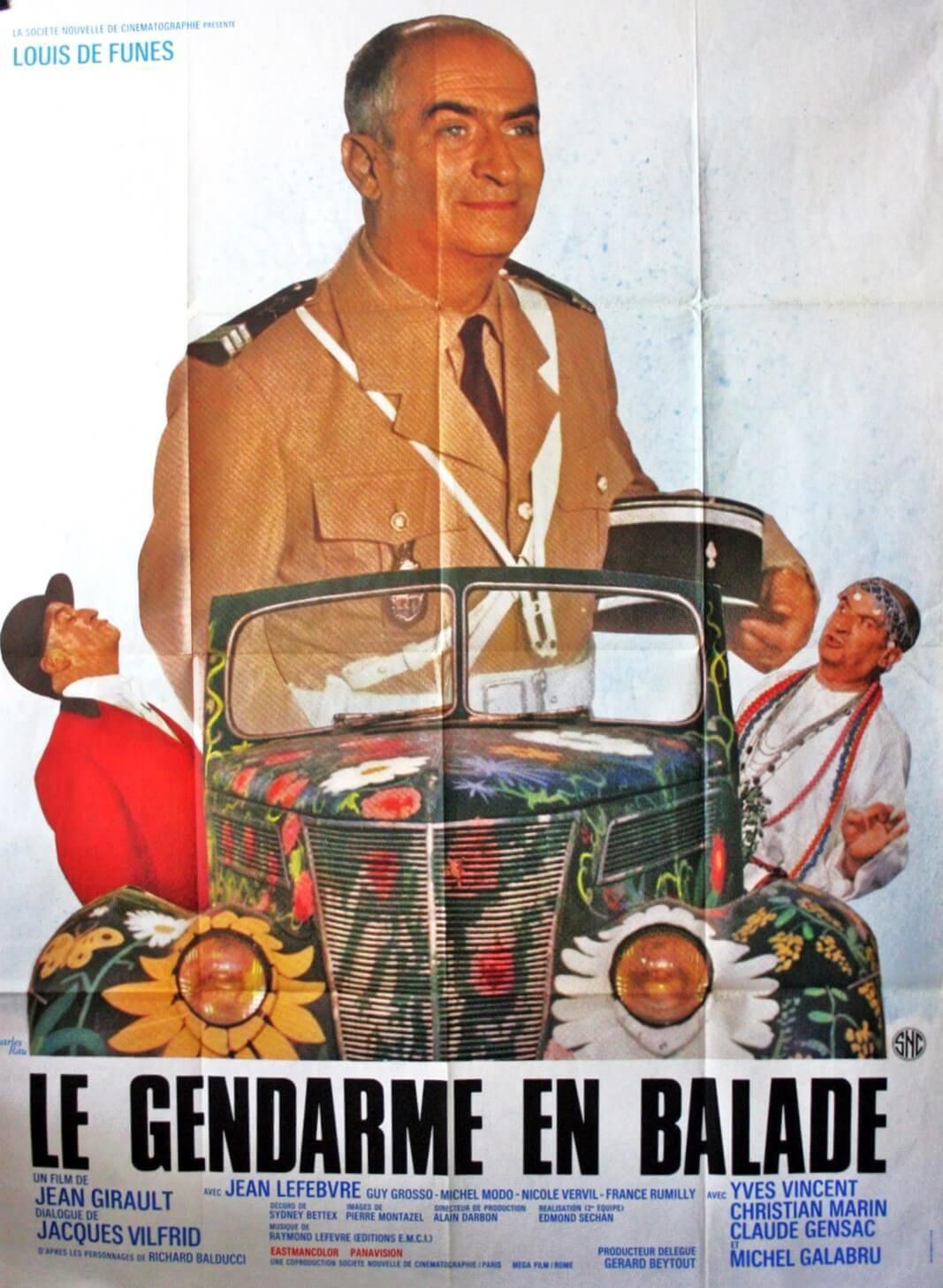 Le Gendarme En Ballade, Original French Movie Poster, 1970