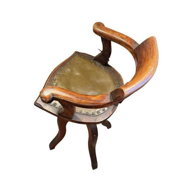 Rare 19th Century Child's Barber Chair photo Furniture
