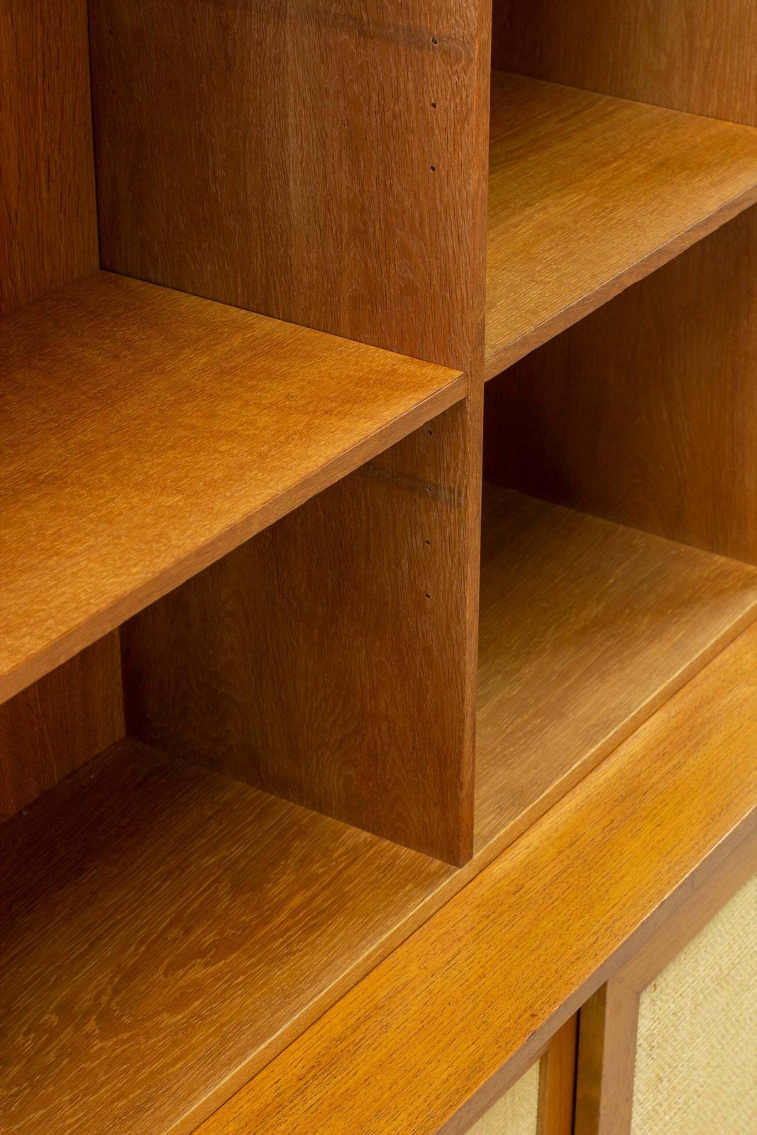 Bookshelf With Rattan By Alf Svensson photo 1629.0