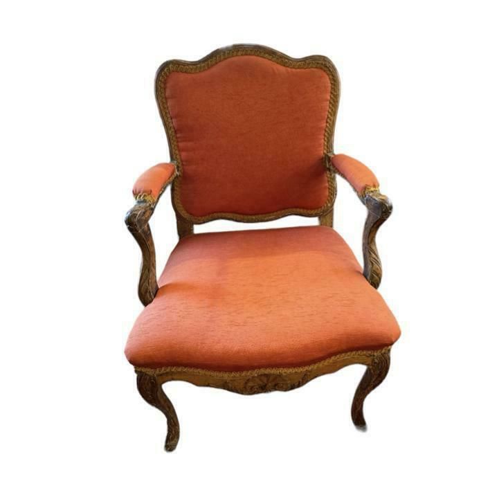 Fine 18th Century French Fauteuil In Colefax & Fowler Silk