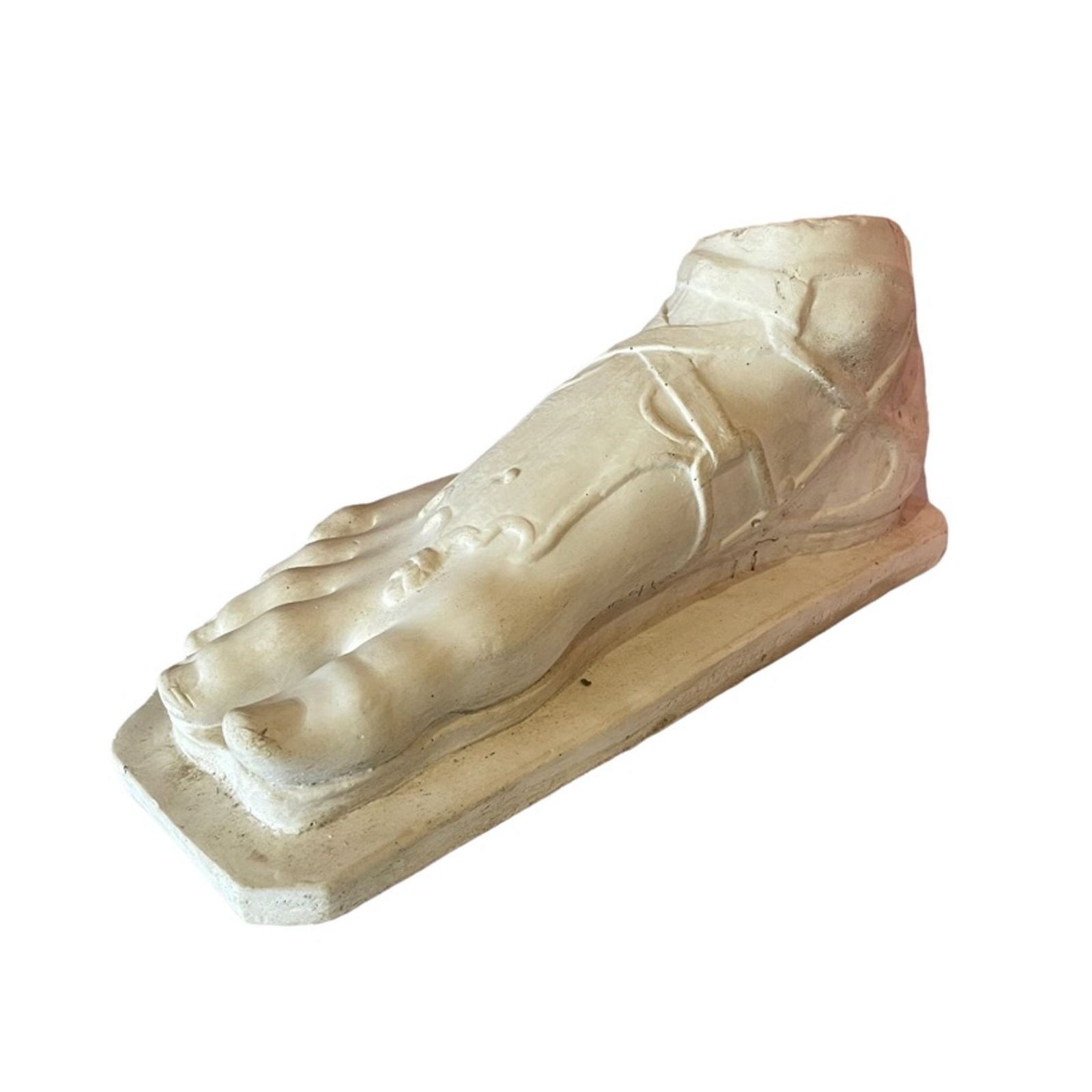 A Large Plaster Cast Roman Foot From The 18th Century Original