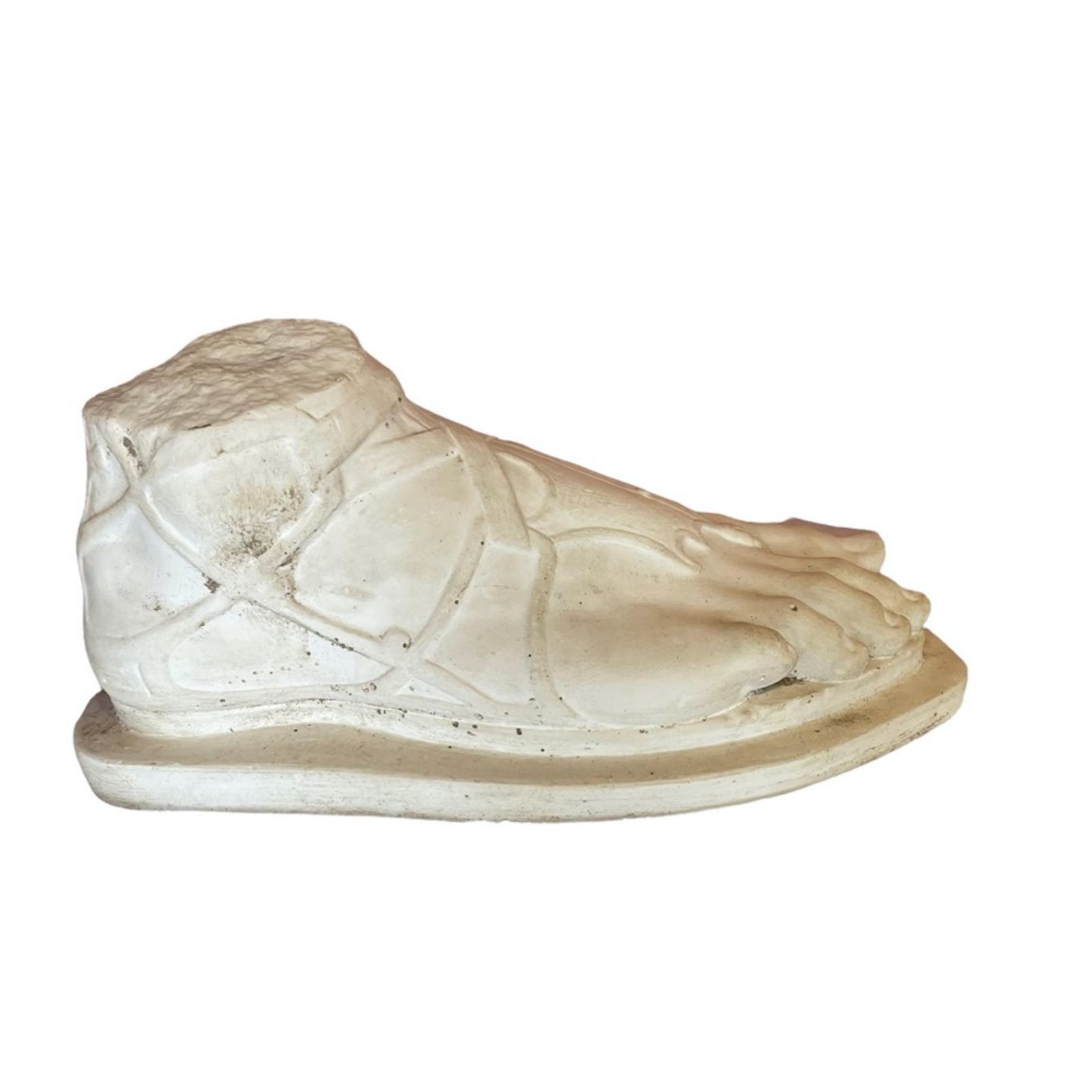 A Large Plaster Cast Roman Foot From The 18th Century Original photo for sale