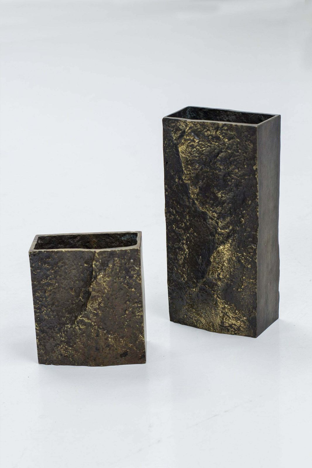 Bronze Vases By Kaj Blomqvist, 1960s