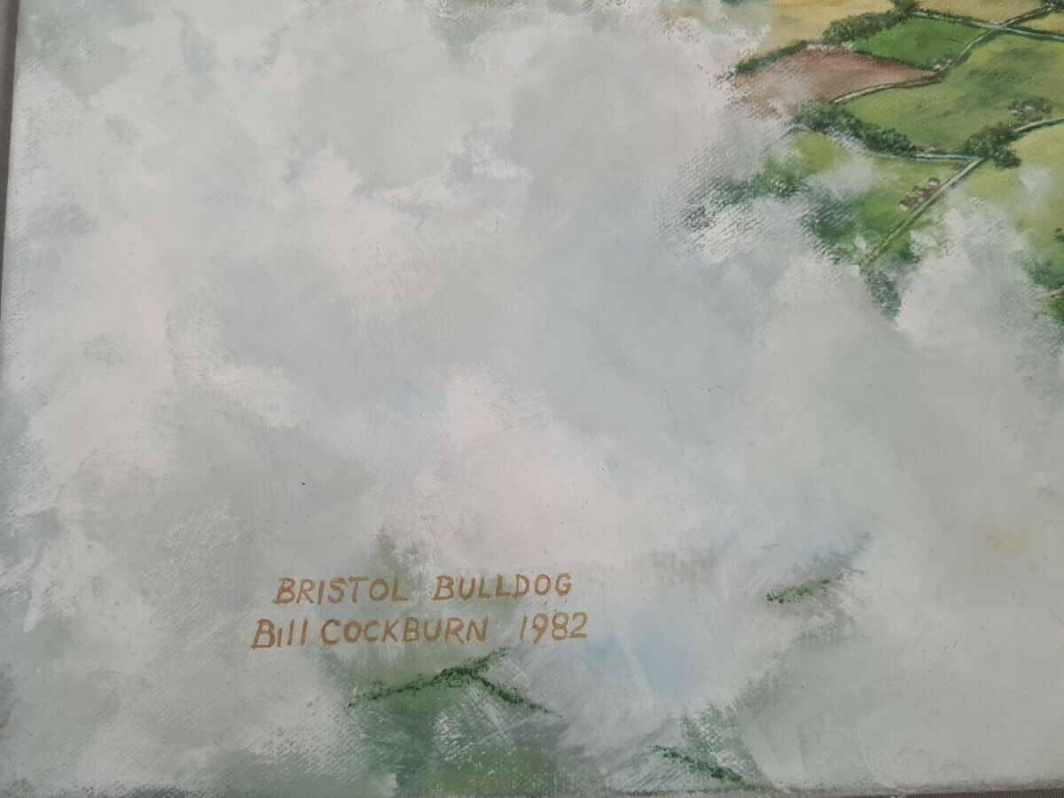 Painting Of A Bristol Bulldog By Bill Cockburn photo Art