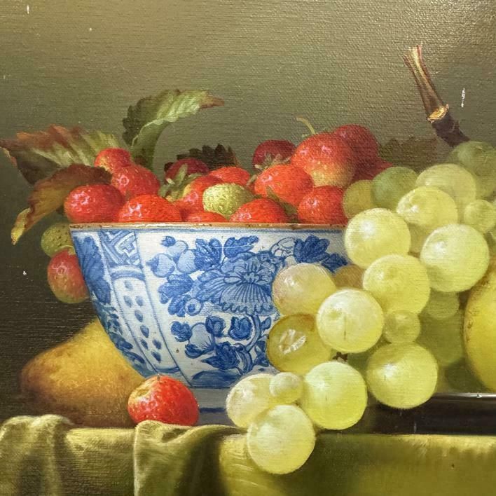 Jean Grimal (1942 1997) Oil On Canvas Still Life photo furniture