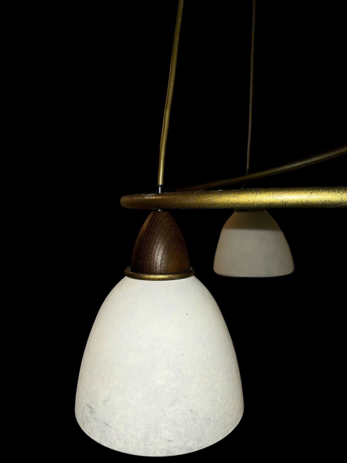Danish Postmodernist Spiral Trio Pendant Lamp By Design Copenhagen, 1990 photo vinterior