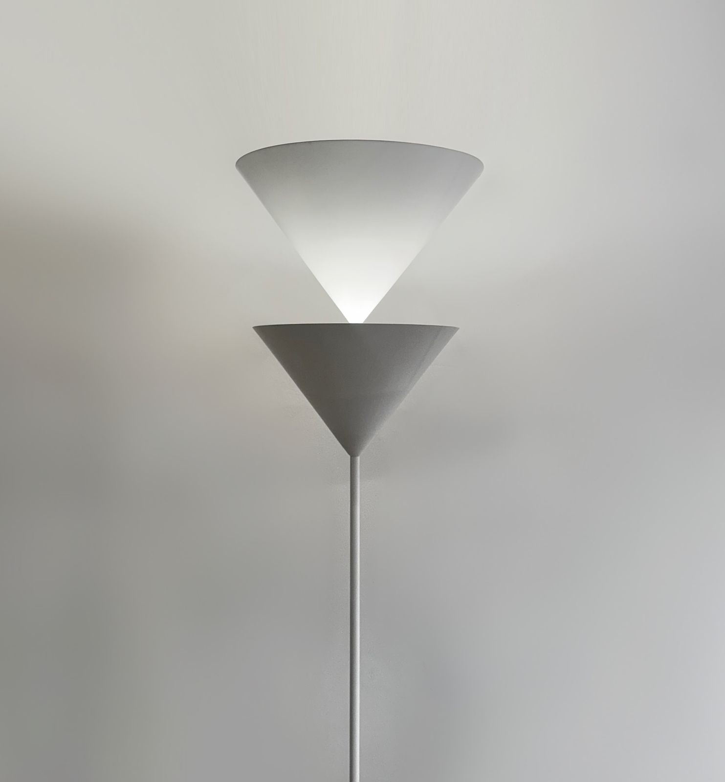 Mid Century Pascal Uplighter Floor Lamp By Vico Magistretti For Oluce Italy 1983 photo buy