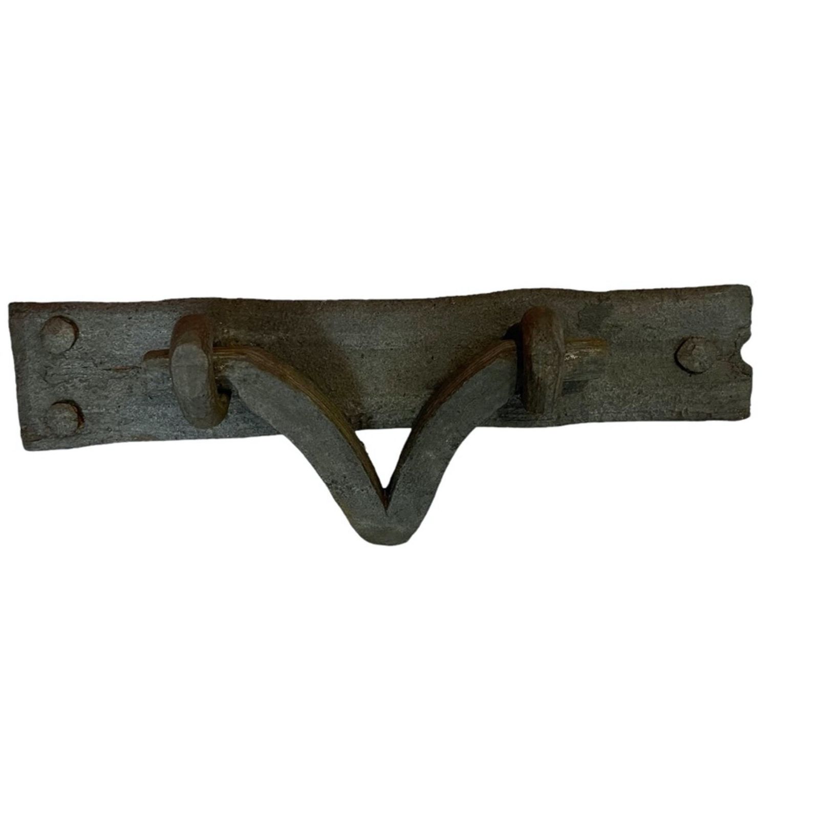 A 16th Century Tudor Forged Iron Door Knocker photo furniture
