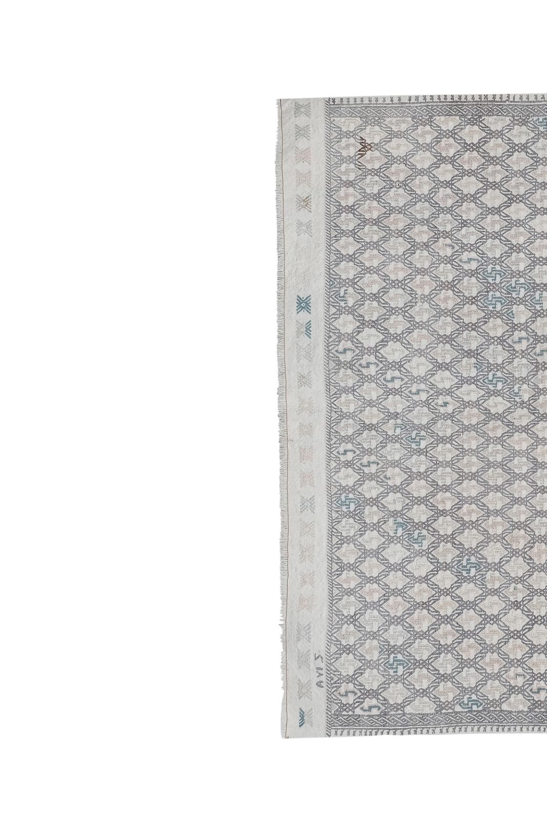 photo furniture 1970s Vintage Faded Turkish Kilim Rug