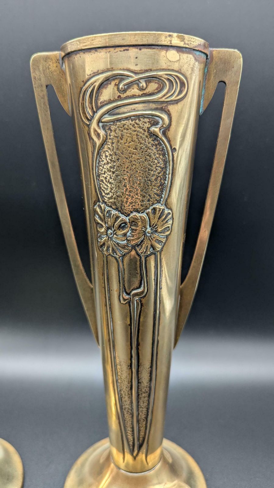 Art Nouveau Vases Designed And Made In Early 1900s By English Decorative Arts Company Beldray photo buy