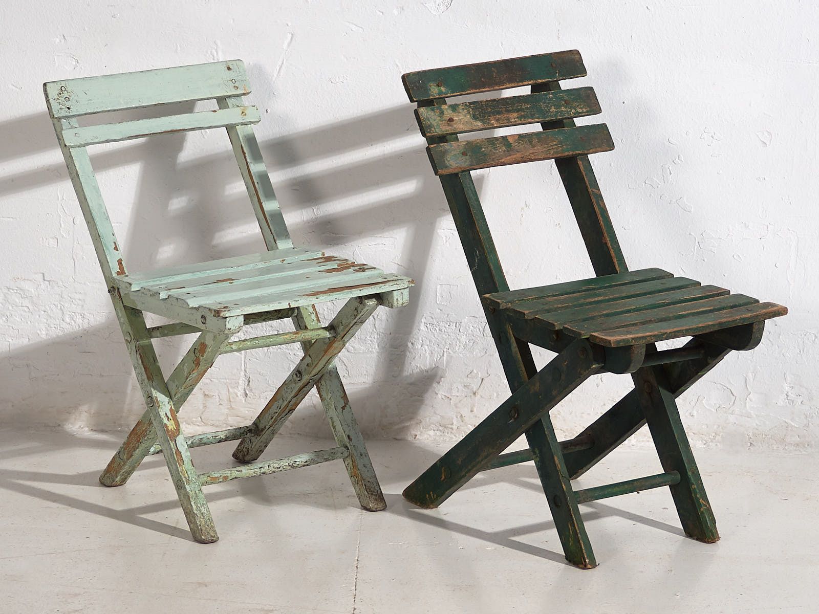 Antique Children’s Folding Chairs (C.1920). Set Of 4 Pieces #3 photo 329.0
