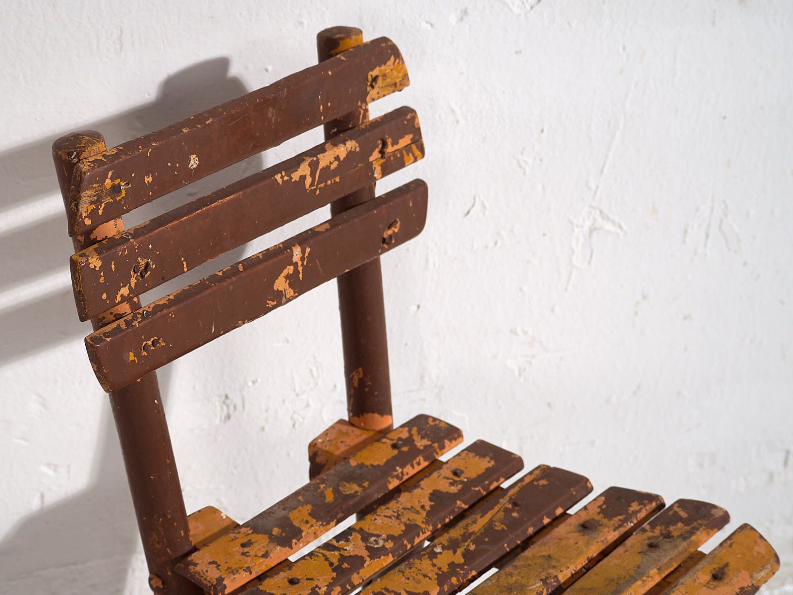 photo vintage Antique School Chairs (C.1920). Set Of 4 Pieces #1