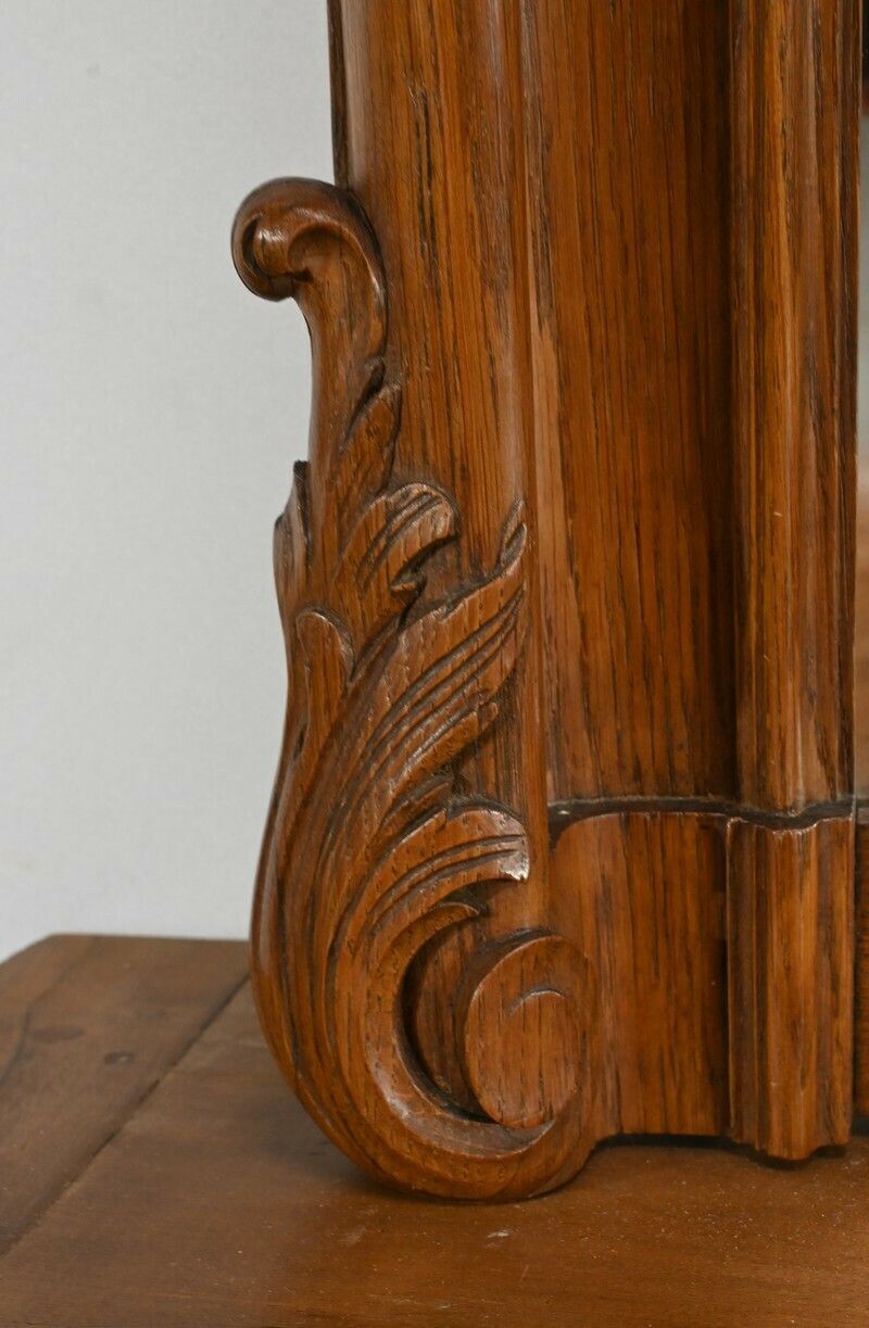 Home Decor Oak Mirror, Louis XV Style – Late 19th Century photo