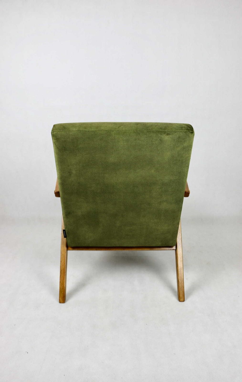 Armchair B 310 Var Olive Green Velvet photo vinterior