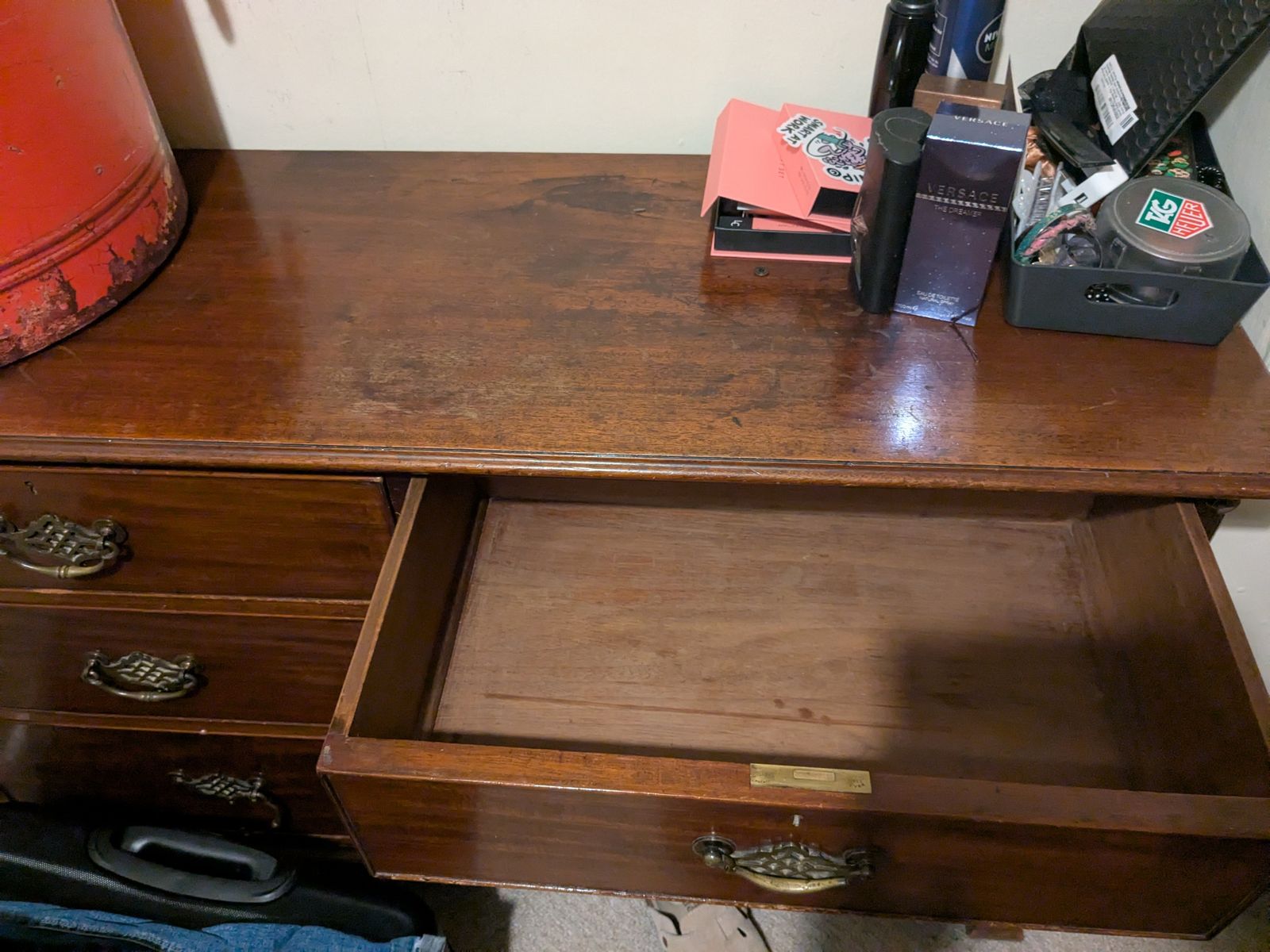 Mahogany 1900s Chest Of Draws photo for sale