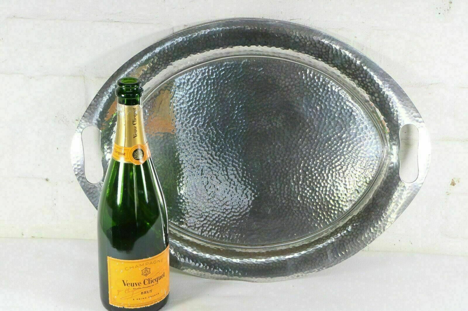 Arts And Crafts Pewter Antique Serving Tray English Pewter Circa 1910