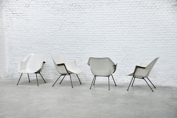 Model 416 Chairs By Wim Rietveld & André Cordemeyer For Gispen, 1957, Set Of 4 photo Furniture