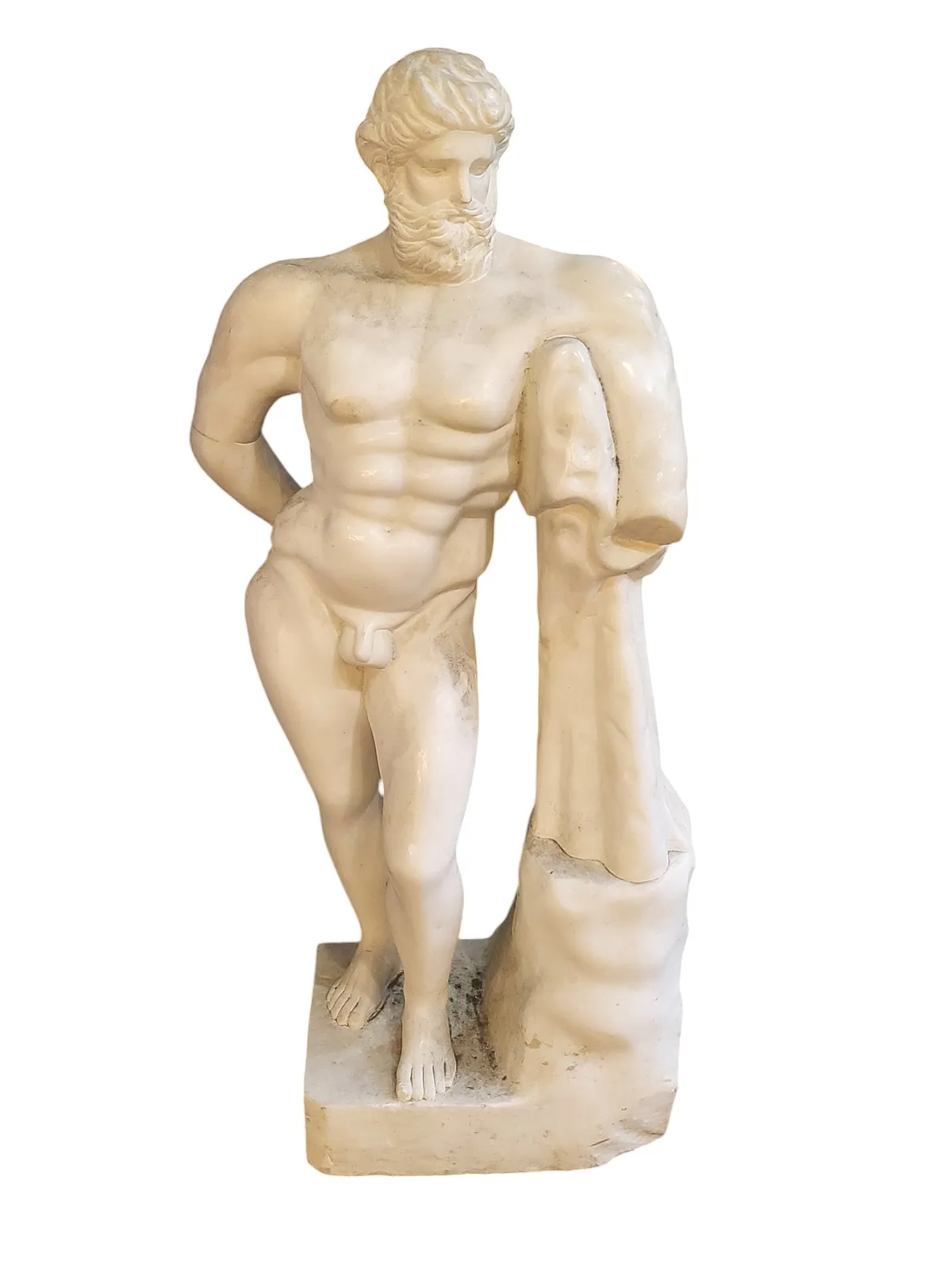 Large Realistic Marble Sculpture Of Hercules