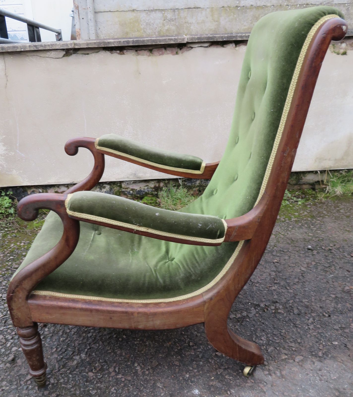 Very Rare Early Howard & Sons Elbow Armchair. photo furniture