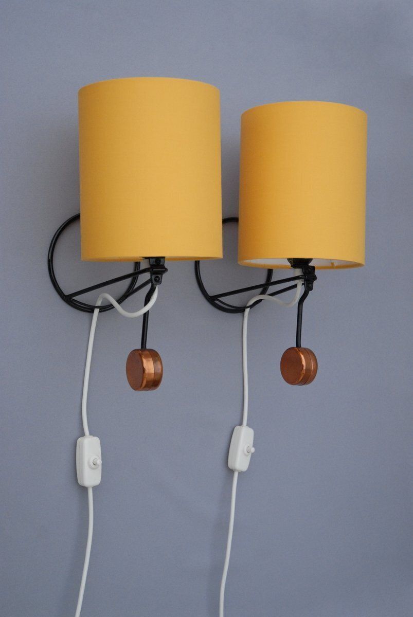 photo furniture Model 26 Wall Or Table Lamps For Ajh, Sweden, 1950s, Set Of 2