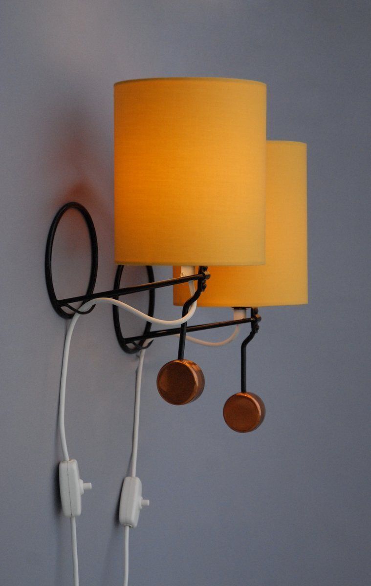 photo for sale Model 26 Wall Or Table Lamps For Ajh, Sweden, 1950s, Set Of 2