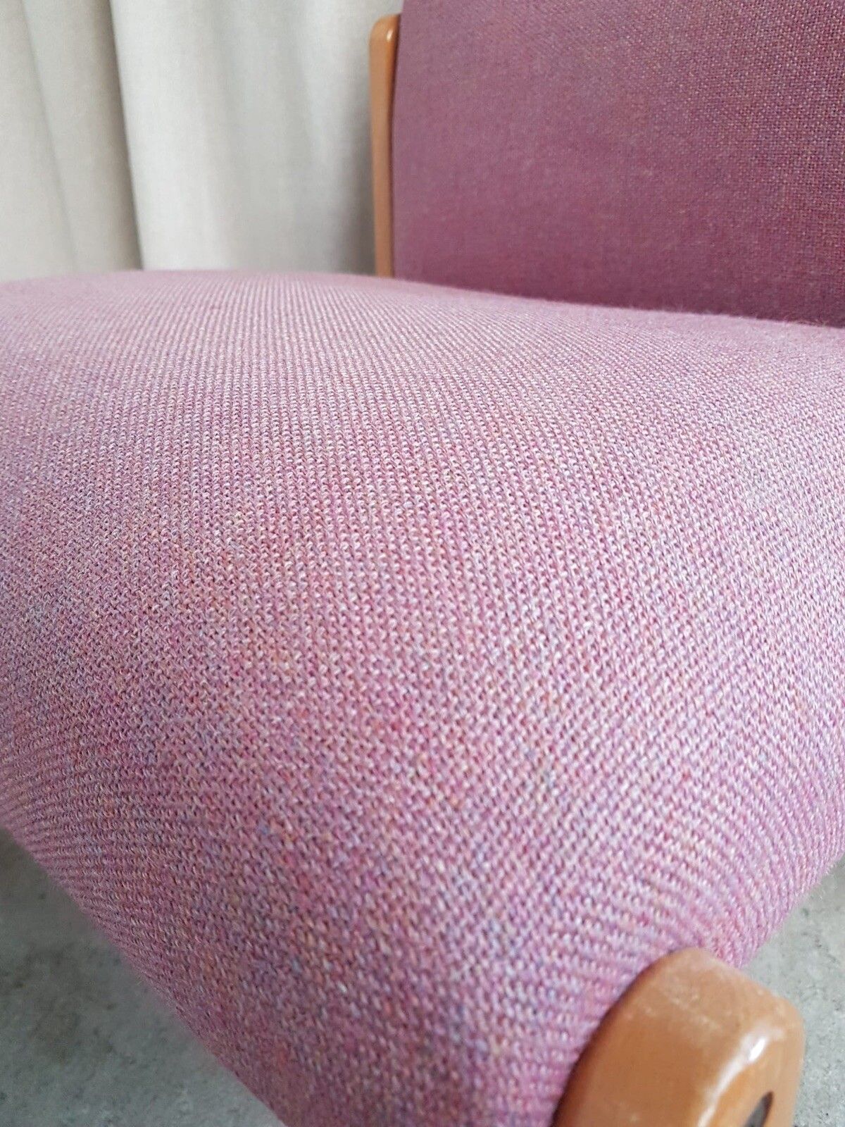 Vtg Late Mid Century Modernist Post Modern Studio Lounge Chair Retro R675 photo vintage