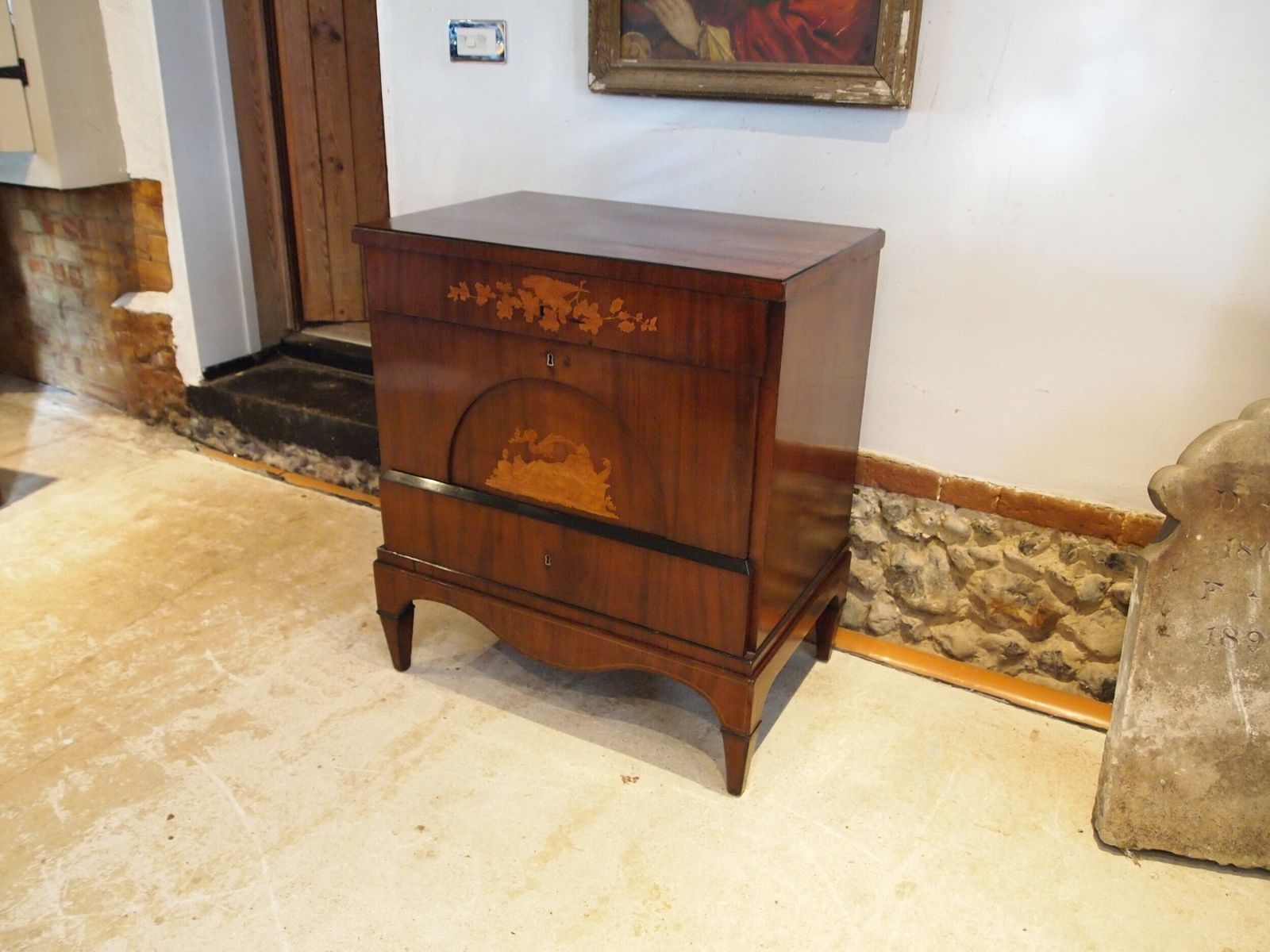 Chest Of Drawers Rare Italian Inlaid Commode C1810