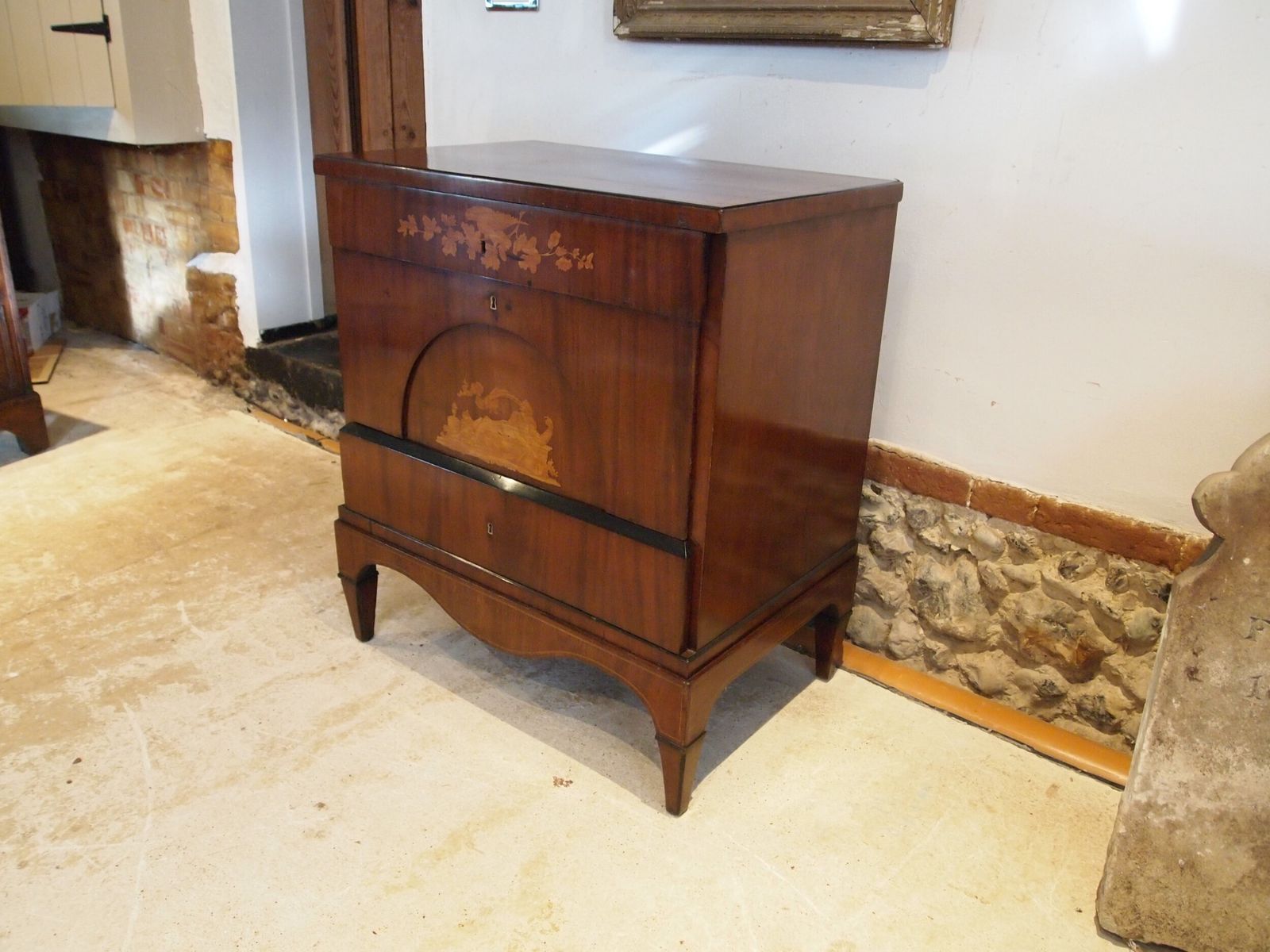 1150.0 Chest Of Drawers Rare Italian Inlaid Commode C1810 photo