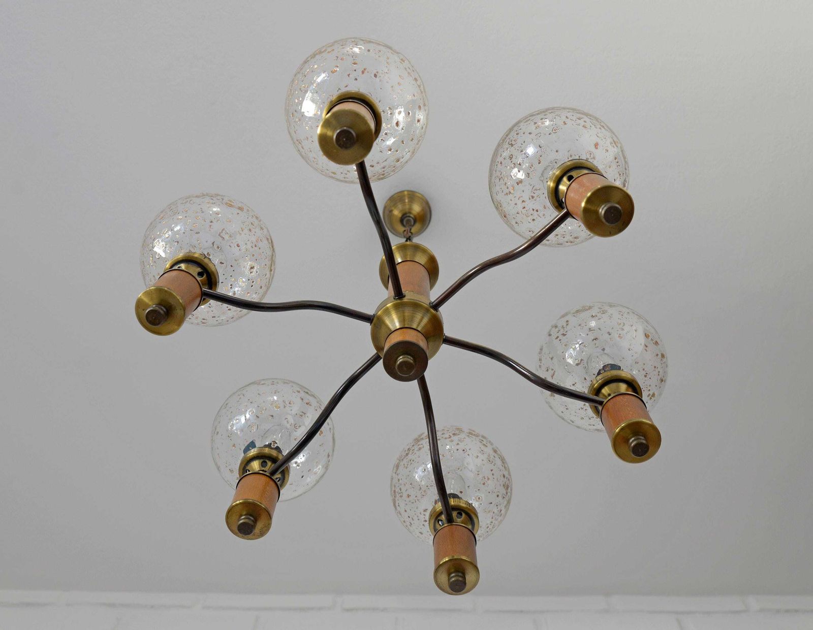 Vintage Brass Pendant Lamp / Ceiling Light / Colonial Chandelier / Yugoslavia 70's / Hanging Lamp / Rustic Lighting / Mid Century Fixture photo Lighting