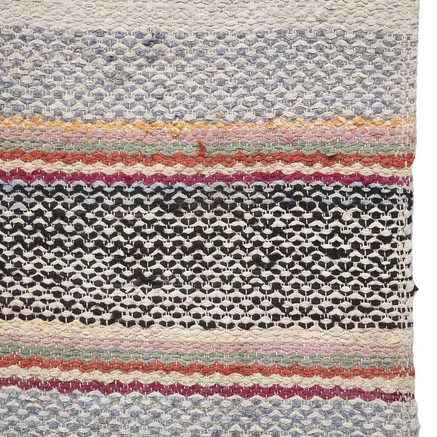 20th Century Swedish Rag Rug, Early 20th Century photo Textiles