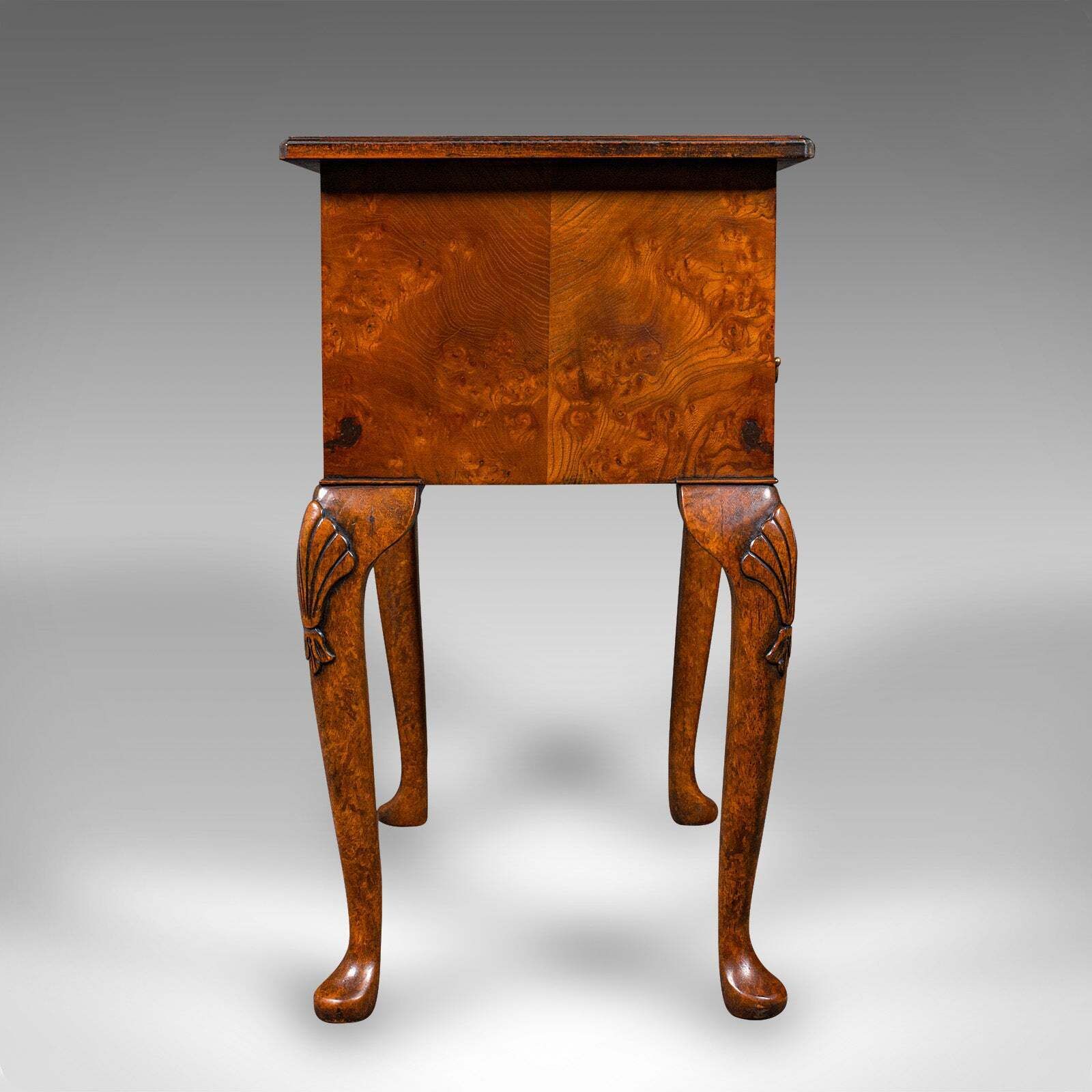 Vintage Georgian Revival Side Table, English, Walnut, Lowboy, Reception, Hallway photo for sale