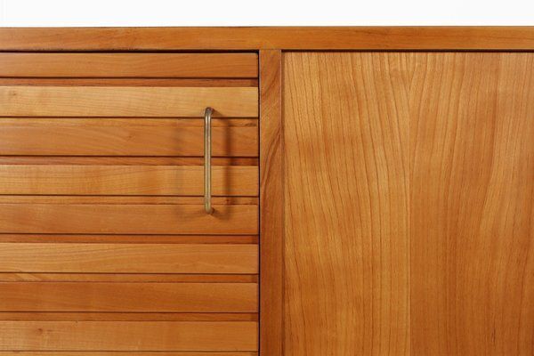 Mid Century French Sideboard In Full Cherry Wood, 1950s photo 2787.0