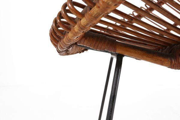 Rattan Lounge Armchairs By Janine Abraham & Dirk Jan Rol, 1960s, Set Of 2 photo Furniture