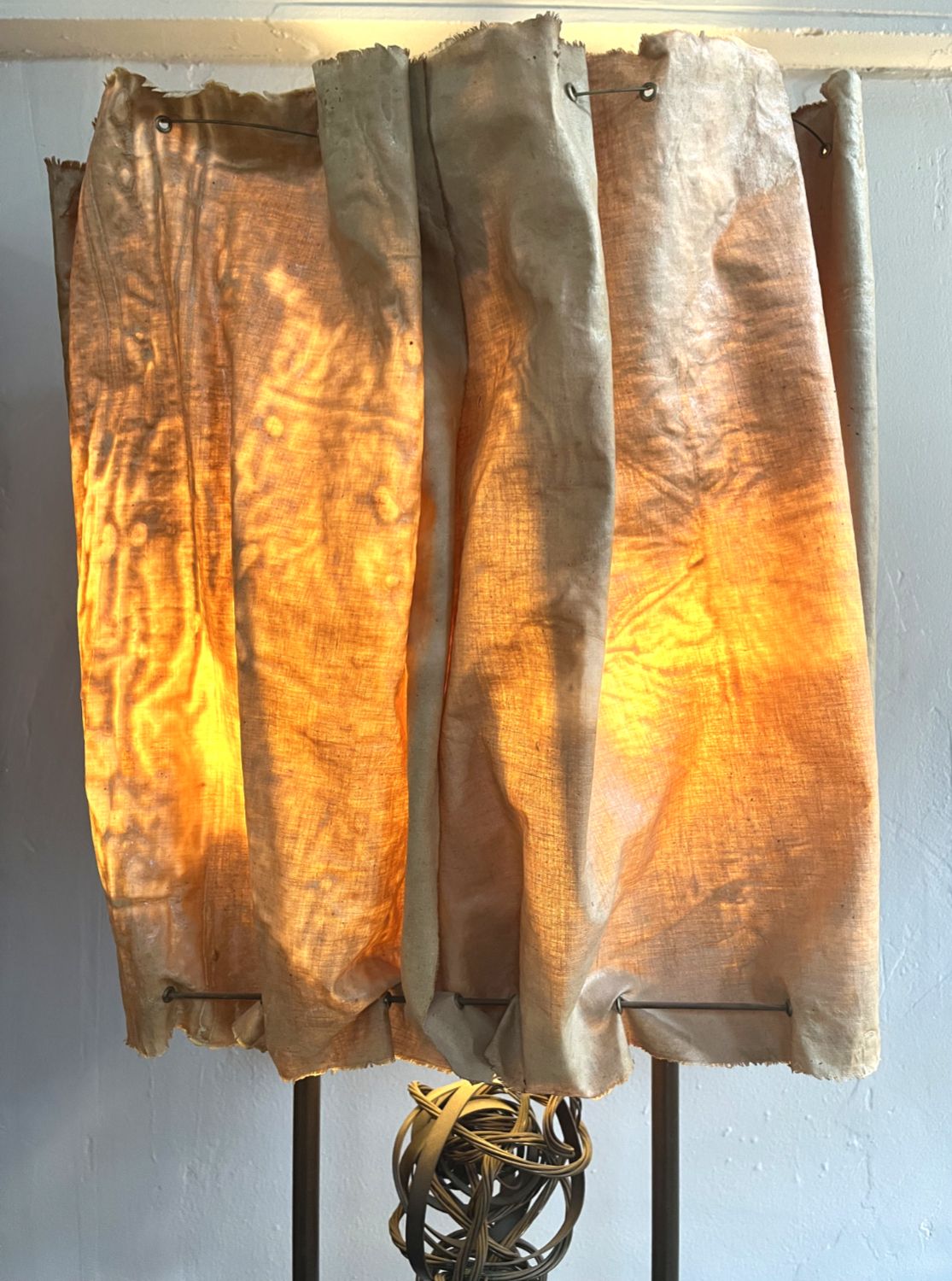 3400.0 Rare 1960s Abstract Standard Lamp Sculpture By David Graves Figurative Handcrafted Midcentury photo