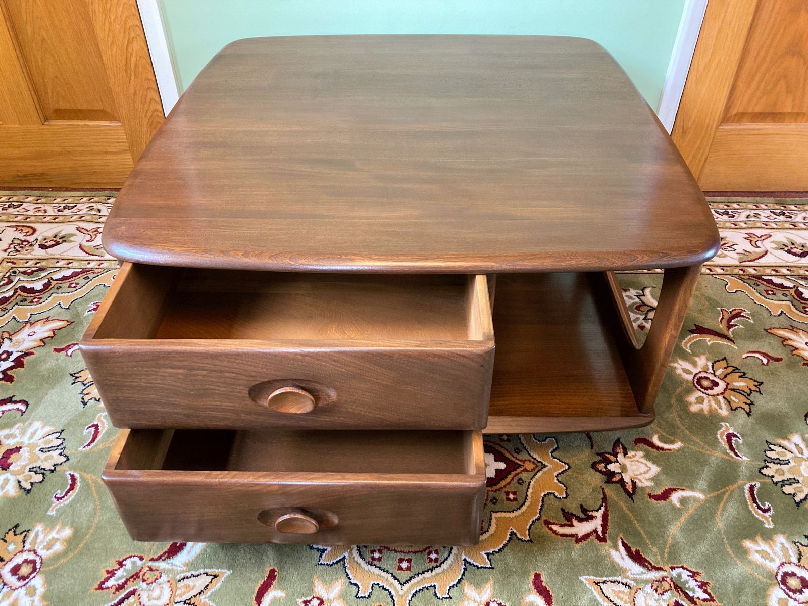 An Ercol Pandora Coffee Table In Golden Dawn Colour. photo Furniture